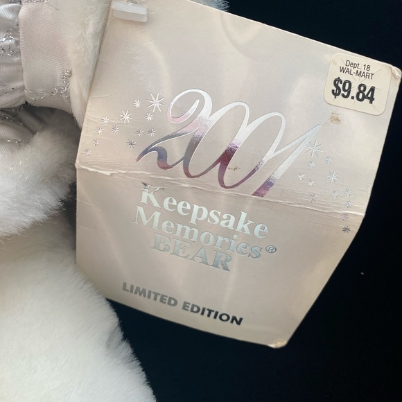 Vintage Christmas Teddy Bear Stuffed animal plush B20 - Picture 2 of 7